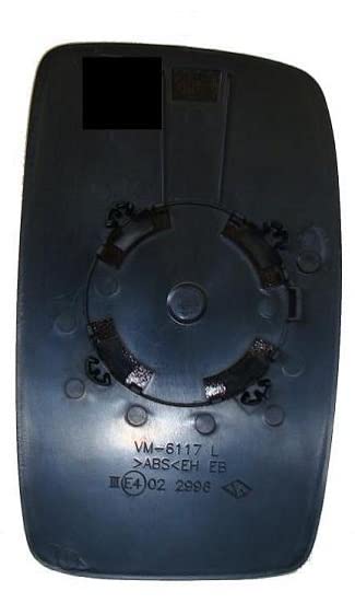 CG94 PIASTRA SPECCHIO- VETRO CURVO - Posizione Destro [Lato Passeggero] Per Auto: JUMPY