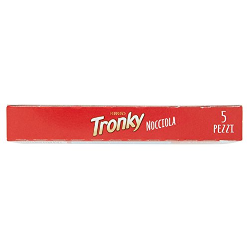 Kinder Ferrero Tronky Croccanti Wafer alla Nocciola - 10 confezioni da 5 barrette
