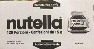 Nutella Ferrero - crema spalmabile monodose, 120 vaschette da 15g [1800g]