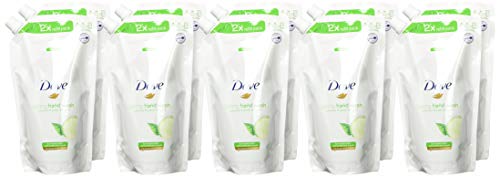 Dove Detergente Cremoso Cetriolo & Tè Verde Ricarica 10 x 500 ml (Confezione da 10)