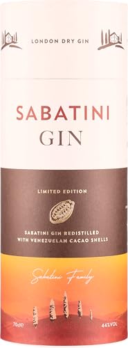 Sabatini Gin, London Dry Gin, 700ml, Ideale per Gin Tonic Premium, Note Fresche, Citriche e Floreali, con Finocchio Selvatico, Lavanda, Foglie di Olivo, Gin Artigianale Toscano, Idea Regalo, 41.3% Vol