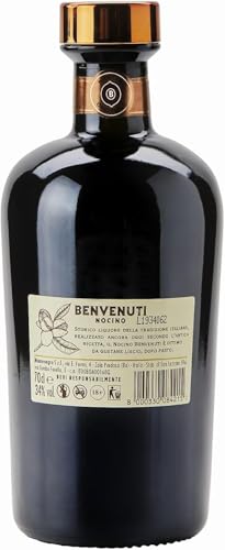 Nocino Benvenuti 70cl - Liquore prodotto da sole noci italiane secondo un’antica ricetta. 34% vol.