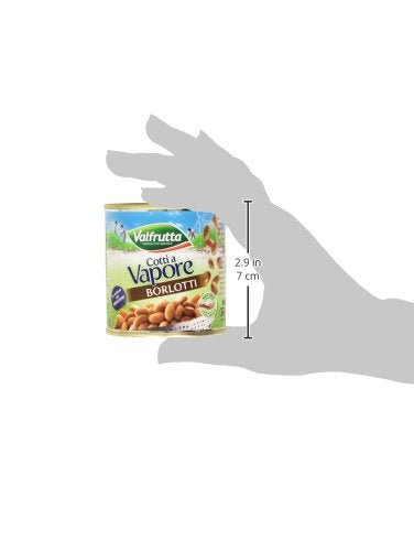 Valfrutta - Borlotti, Cotti A Vapore - 4 confezioni da 3 pezzi da 150 g [12 pezzi, 1800 g]