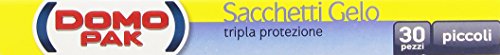 DomopakBuste gelate, tripla protezione, piccoli (18 x 25 cm, 1,3 l)30 pezzi - [confezione da 7]