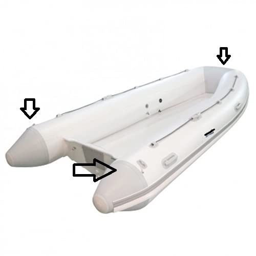 CG94 Asta Bandiera in Plastica Nera, Altezza cm 28 Barca-Gommone-Tender