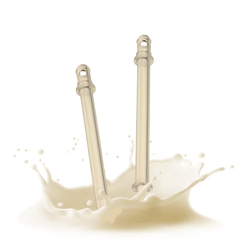 CG94 - Set 2 Tubi di Aspirazione Latte per Macchine da Caffè | Compatibili con DeL@ongh!i Nespre!sso Lattissima EN520, EN550, EN560 | Ricambio Facile da Installare, 101mm, Ø 11mm
