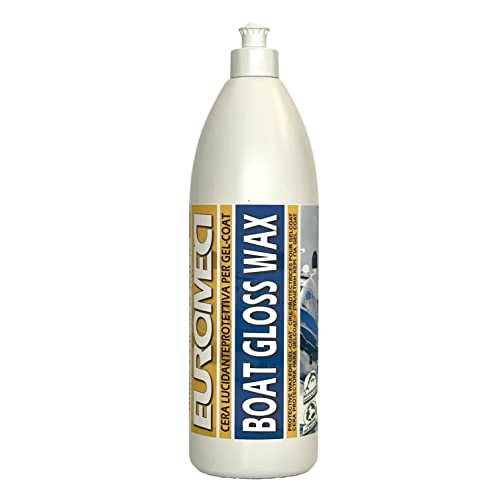 Euromeci Boat Gloss Wax, Polish lucidante + Cera per vetroresina, 1 Litro
