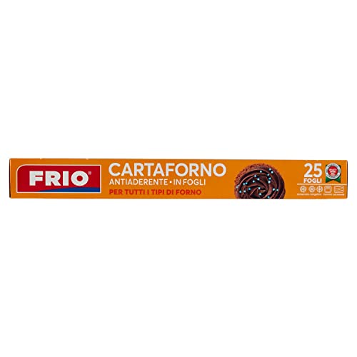 Frio - Cartaforno Antiaderente in Fogli, 33 x 38 cm - 25 fogli
