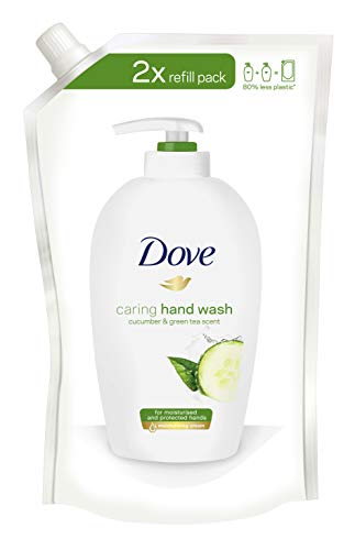 Dove Detergente Cremoso Cetriolo & Tè Verde Ricarica 10 x 500 ml (Confezione da 10)
