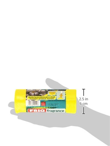 Frio - Fragrance, Sacchi Nettezza Profumati Fiori Tropicali, 30 Litri, 15 pezzi - [confezione da 12]