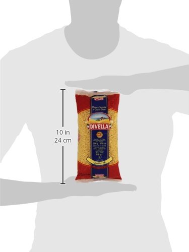 Divella - Corallini 76, Pasta di Semola di Grano Duro - 8 pezzi da 500 g [4 kg]