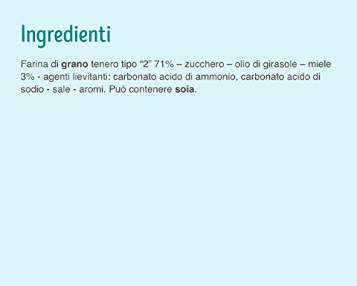 Misura Biscotti al Miele Privolat | Senza Latte e Uova | Confezione da 400 grammi