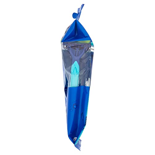 Procter & Gamble Gillette Blue II Plus Slalom Confezione da 8 Lamette Barba Usa e Getta, Lame rivestite in cromo, Manico Scorrevole, Meno Irritazioni