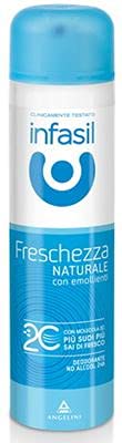 Set 6 INFASIL Deodorante Spray Freschezza Natur.Ml 150 Cura E Igiene Del Corpo