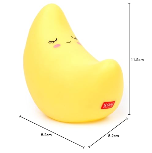 Legami - Luce notturna per Bambini, 4 Colori, Batterie incluse, 20 Ore di Autonomia