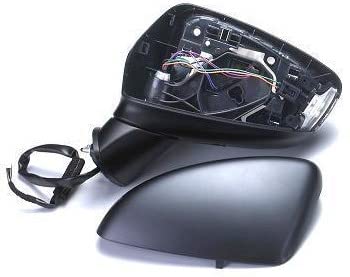 CG94 RETROVISORE ELETT. TERM. C/FAN. A LED Sinistra [Lato Guida] Per Auto: 3 - CALOTTA DA VERNICIARE - 7 PIN BLIND SPOT - VETRO ASF.