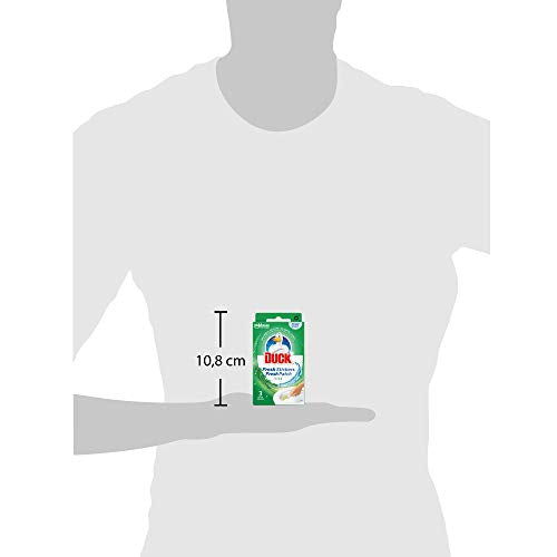 Duck Fresh Stickers - Strisce Adesive Gel Igienizzanti WC, Profumo Pine, Formato Scorta da 10 Confezioni, 30 Strisce