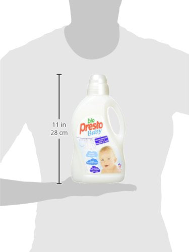 Bio Presto Liquido Baby, Detersivo Lavatrice Delicato Per Bimbi, 25 Lavaggi, 1500ml
