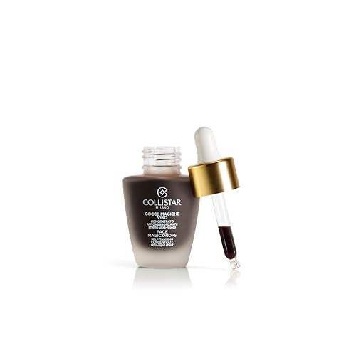Collistar Gocce Magiche für das Gesicht, Selbstbräunungskonzentrat mit ultraschneller Wirkung, intensive, natürliche und strahlende Bräune in weniger als einer Stunde, ohne Flecken, 30 ml (1er Pack)