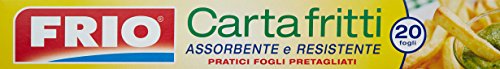Frio Carta Friti, assorbente e resistente 20 fogli - [Confezione da 14]