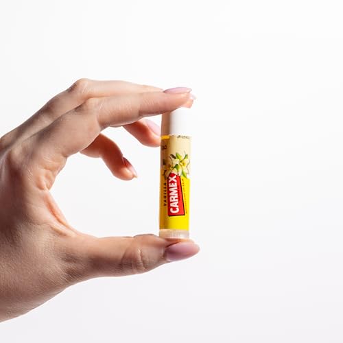 CARMEX VanillaMoisturising Lip Balm Click Stick per labbra morbide e protette con SPF15 (4,25 g - 1 pezzo)
