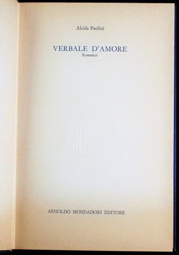 Verbale d'amore
