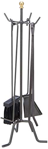 Artigian Ferro 9919410 Serie Attrezzi per Camino, 22x58h cm