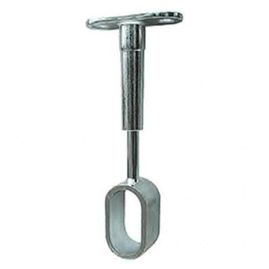 Koncreto Reggitubo Centrale 15X30 Aperto Cromato Regolabile. In Blister.