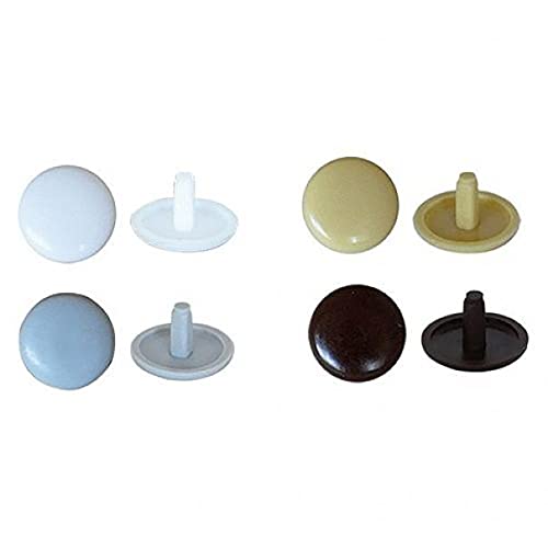 Koncreto Cappuccio Coprivite D.12 Mm Pz100 In Plastica, Ø Mm. 12. In Blister.