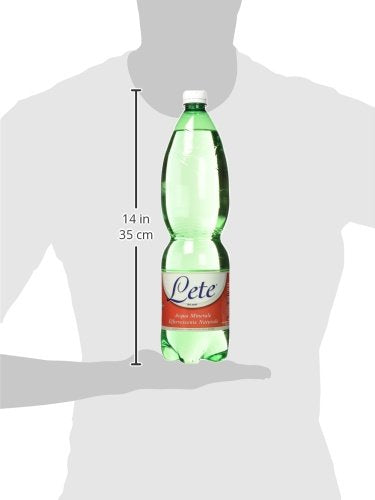 Lete, Acqua Minerale Effervescente Naturale - 6 Bottiglie da 1.5 Litri