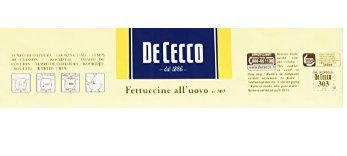 De Cecco Fettuccine all'uovo Nr 303 (500g) - 5 Pacchi da 500 g - [2,5 Kg]