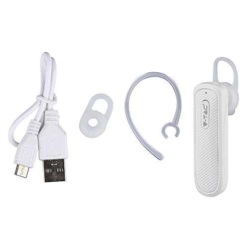 V-TAC Auricolare Bluetooth senza fili Chiamata a mani libere con tecnologia vocale nitida, design confortevole con controlli facili per una lunga durata della batteria audio