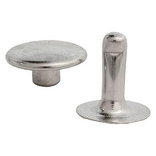 Koncreto Rivetto Nichelato Con Testa Maschio/Femmina N.36 Pz 50 In Blister.