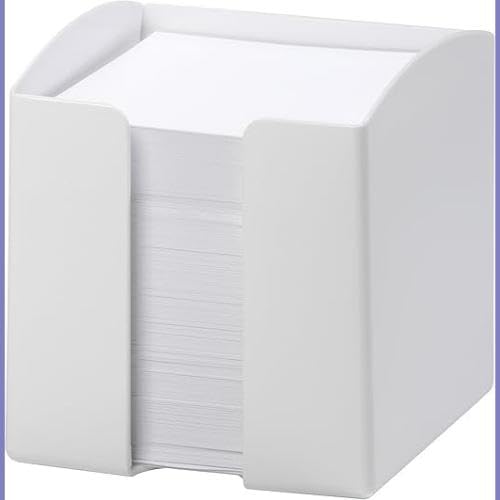 Durable 1701682040 - Portamemo Trend, 800 Foglietti Bianchi, Formato 90 X 90, Apertura Sul Lato Frontale, 100 X 105 X 100 Mm, Blu