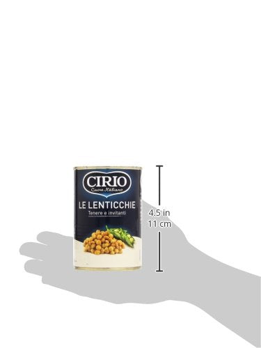 Cirio - Lenticchie, Tenere e invitanti - 12 pezzi da 410 g [4920 g]