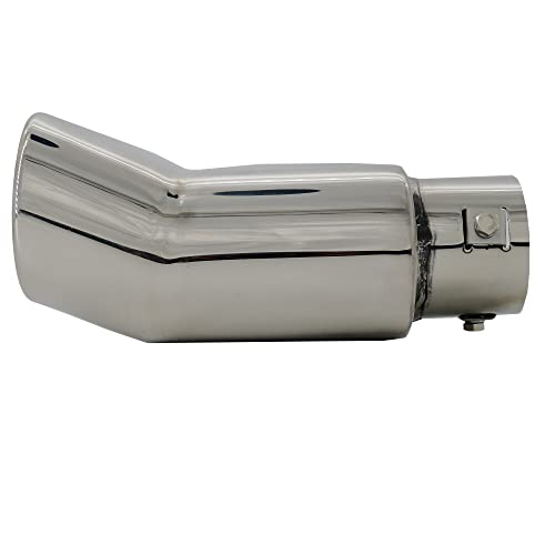 Simoni Racing TRX/100 Terminale di Scarico Universale DTM, Uscita Rettangolare Dritta 9135 x 85 mm, in Acciaio Inox