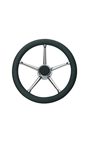 sd Volante Inox Imp.POL.Nero DIAM.35