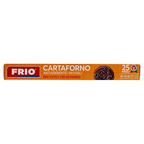 Frio - Cartaforno Antiaderente in Fogli, 33 x 38 cm - 25 fogli