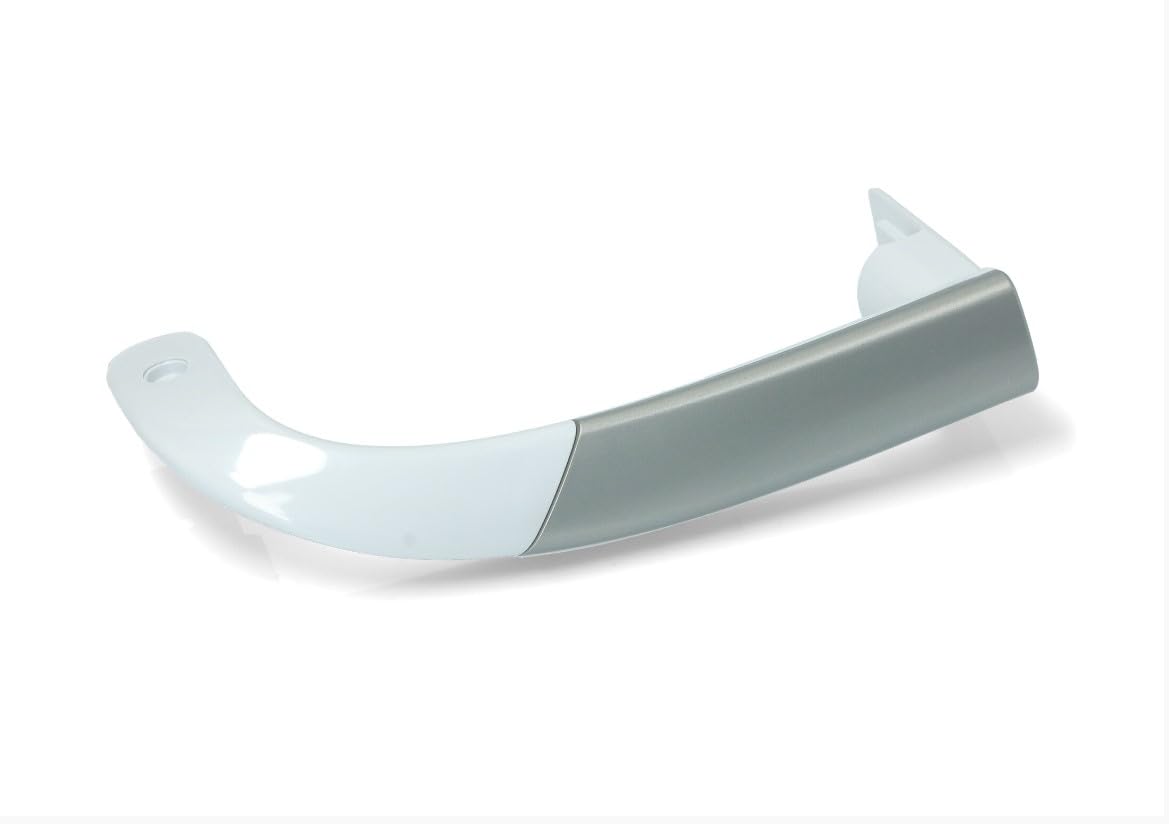 CG94 - Maniglia per Frigorifero Bianca E Argento, 21.8 cm x 3 cm, Compatibile Be!ko 4326390500