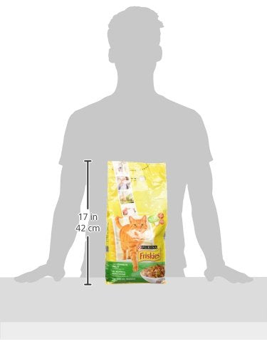 PURINA FRISKIES 5 Promesse Crocchette per Gatti Adulti con Coniglio, Pollo e Verdure Aggiunte Sacco da 2kg