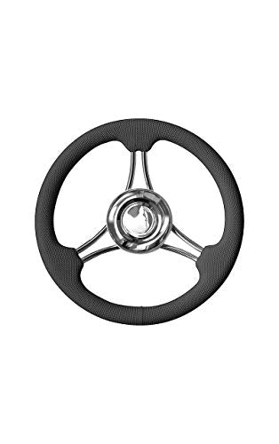 sd Volante Inox Imp.POL.Nero DIAM.35