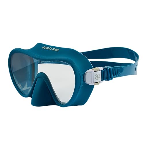 Aqualung Mascara Nabul | Maschera da sub, snorkeling e escursioni acquatiche per adulti, uomini e donne, con visione a 180°, protezione UV, vetro antiappannamento e antigoccia