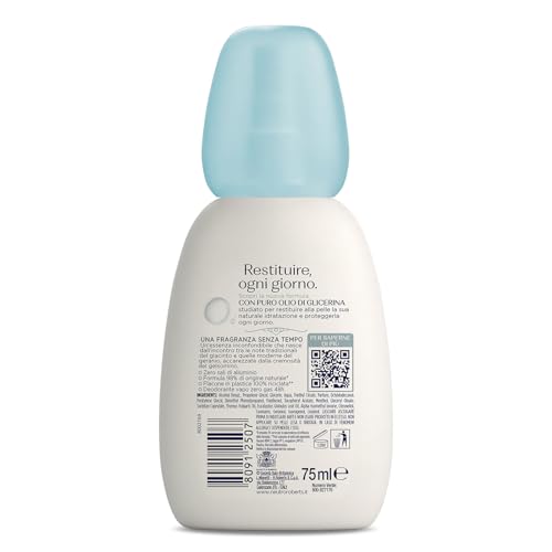 Neutro Roberts, Deodorante Vapo Fresco Classico, Zero Sali di Alluminio, Con Puro Olio di Glicerina, Deodorante Uomo e Donna, Plastica 100% riciclata, 75 ml, Zero gas 48h