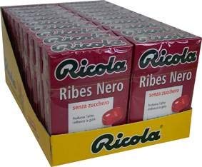 Ricola Ast. Ribes Nero S/z 50gr 20pz