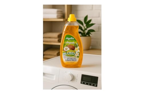 Detersivo Lavatrice Gel Ecologico Bio per Alga – 36 Lavaggi, 1950ml | Naturale ed Efficace