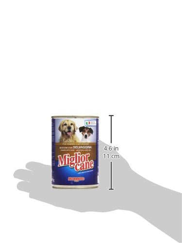 Migliorcane - Bocconi con Selvaggina, con Vitamine e Sali Minerali - 24 pezzi da 405 g [9720 g]
