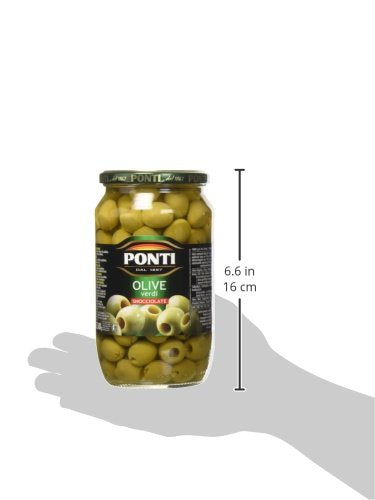 Ponti Olive Verdi Snocciolate, T6 - 6 Vasi da 670 gr