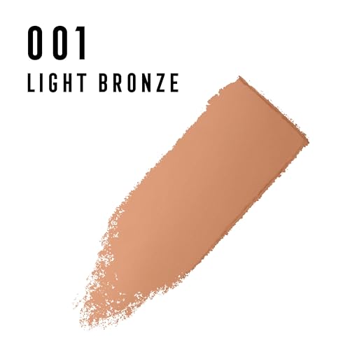 Max Factor Facefinity Bronzer Powder, Terra Abbronzante dal Finish Satinato a Lunga Durata