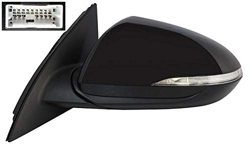 CG94 RETROVISORE ELETT. Termico Rib. C/FANALINO Sinistra [Lato Guida] per Auto: I30 - Calotta da VERNICIARE - ASF. 8PIN