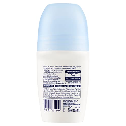 Felce Azzurra - Deodorante Roll On con Formula IdraTalc